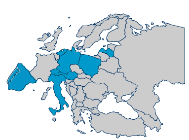 Ascon Mappa Europa